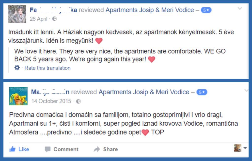 Apartments Meri Vodice Exterior foto